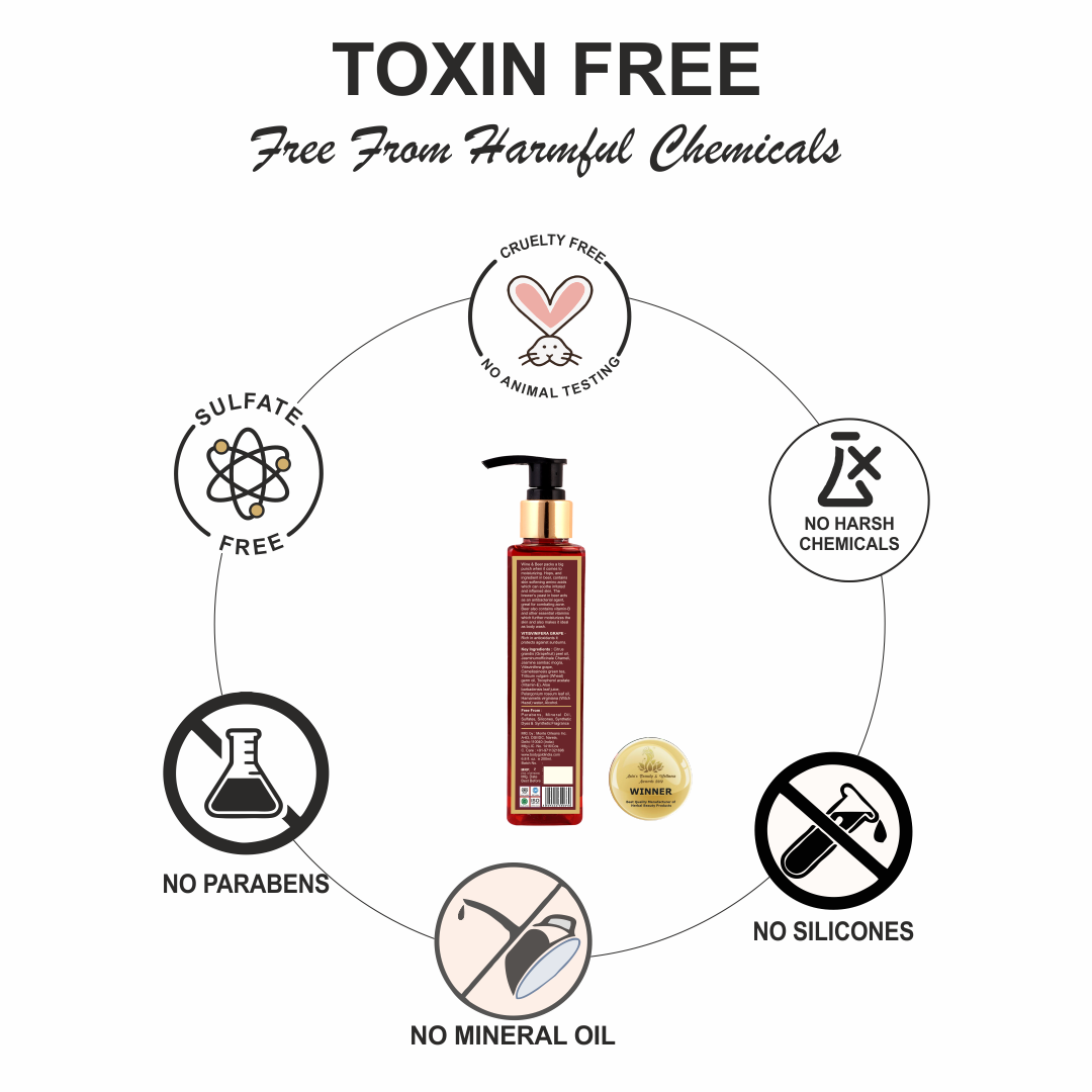 Bath & Shower Gel - Wine & Beer 200ml