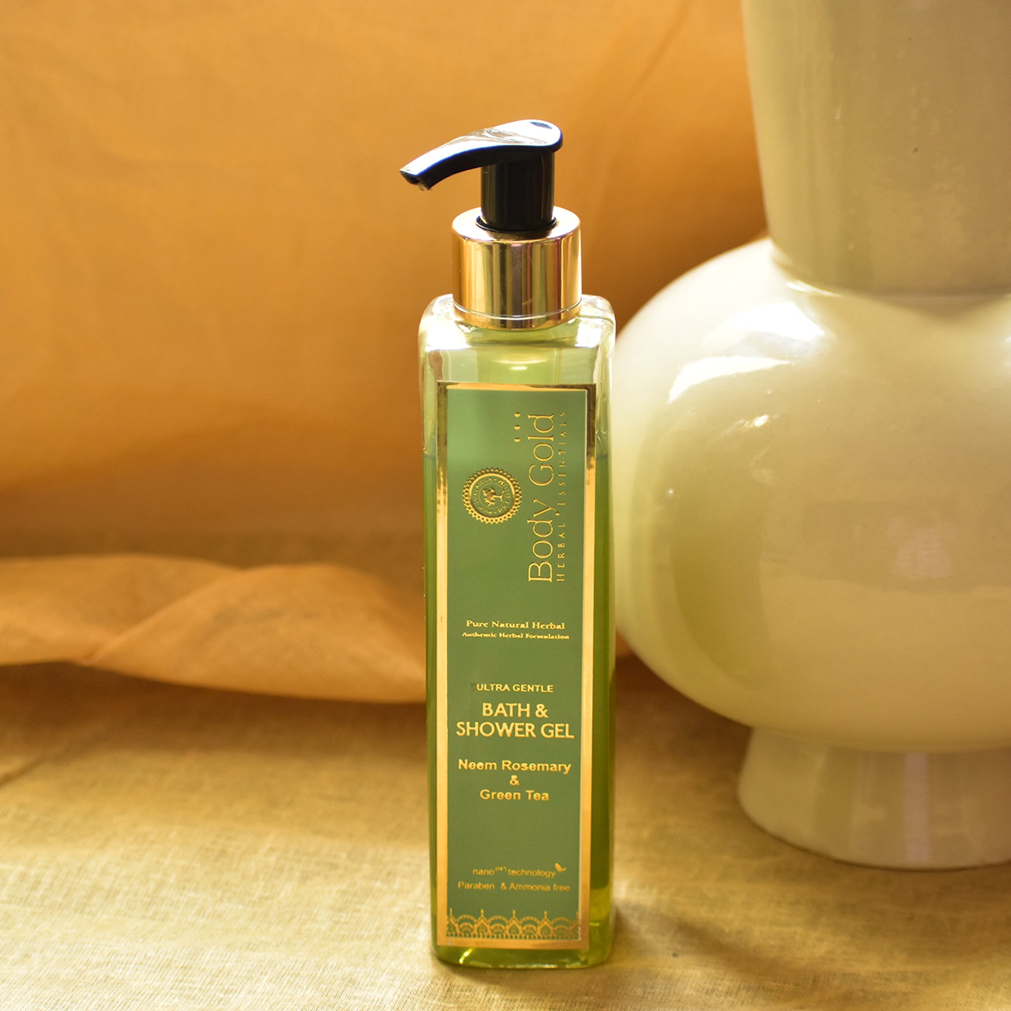 Bath & Shower Gel - Neem Rosemary & Green Tea 200ml