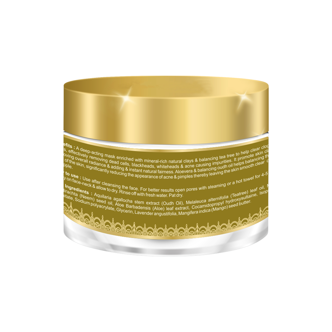 Face Masque - Oudh Neem & Tea Tree