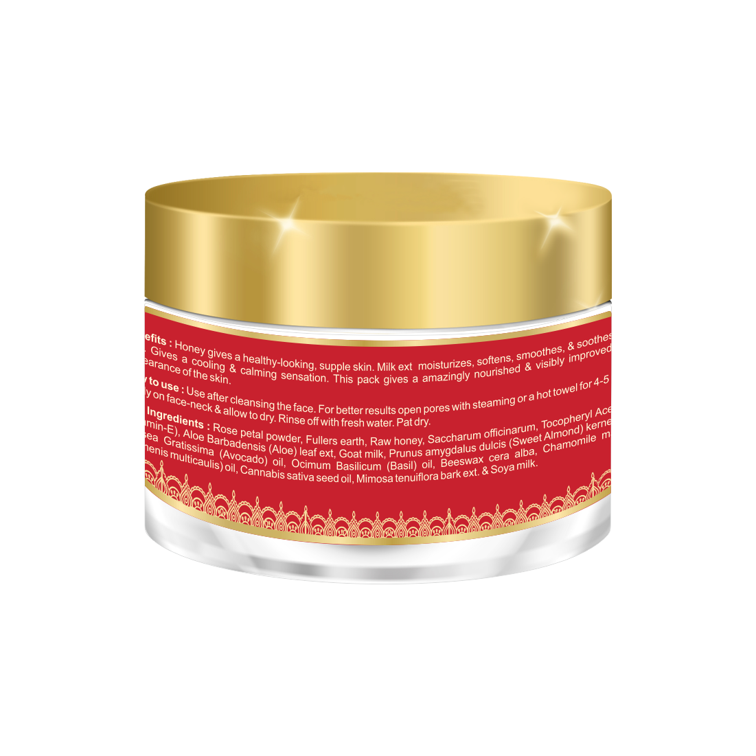 Face Masque - Milk Rose & Honey