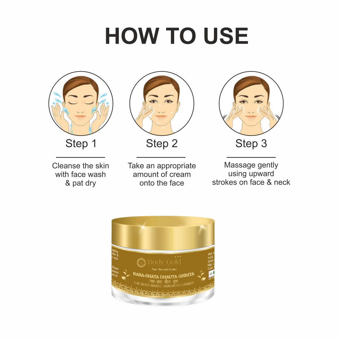Rasa Shata Dhauta Ghrita - The Ghee Based Skin Moisturiser
