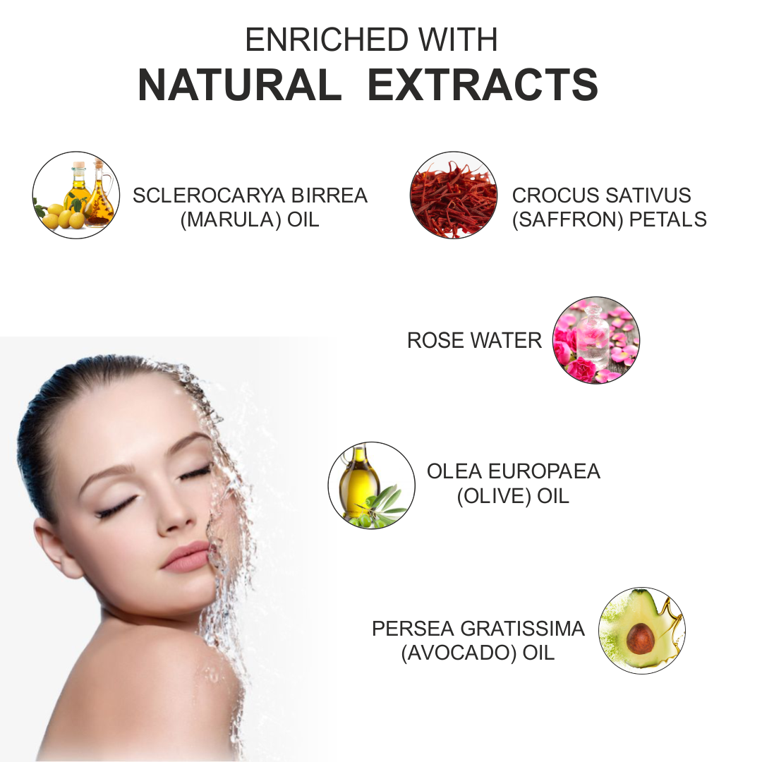 Marula Rose & Saffron Face Wash