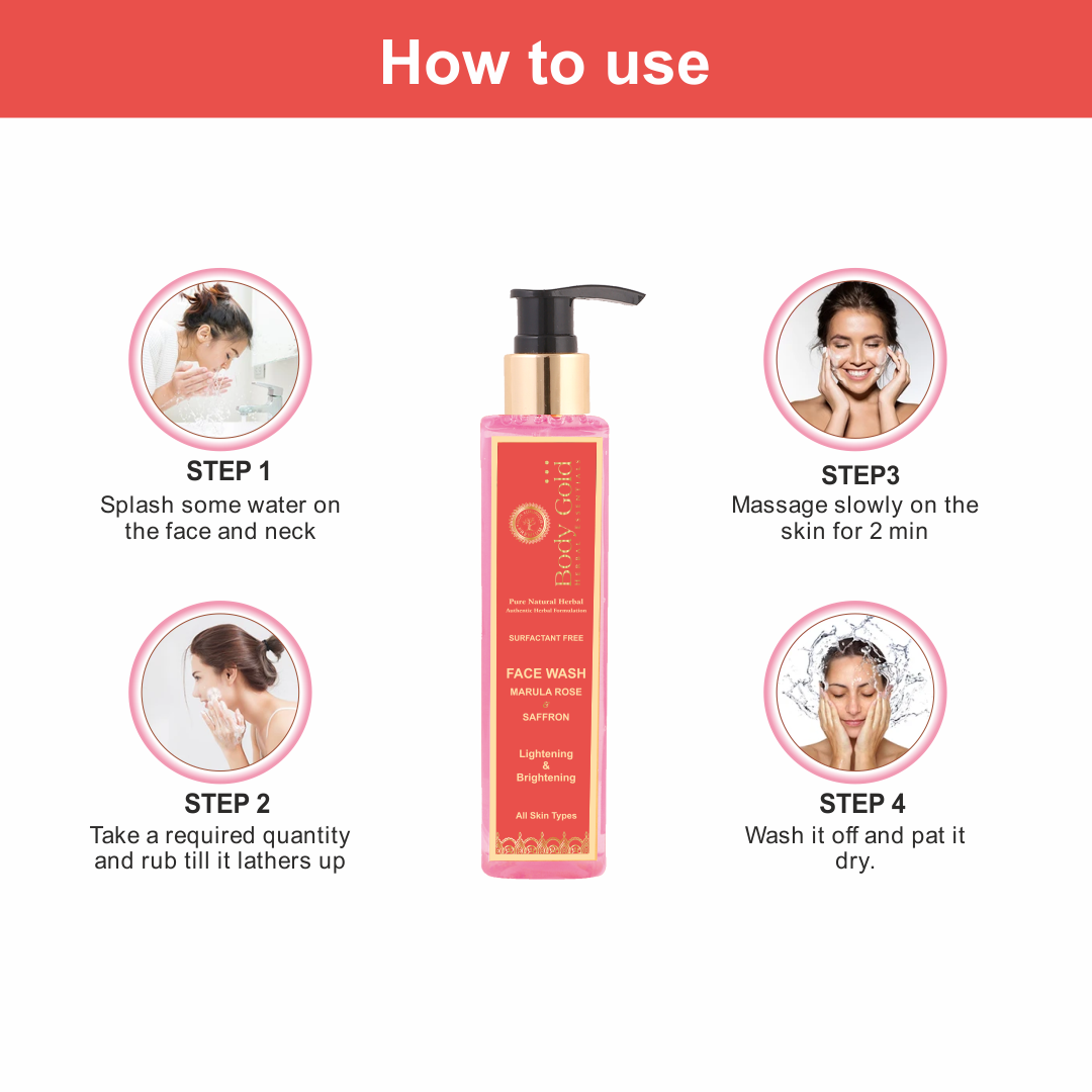 Marula Rose & Saffron Face Wash