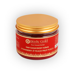 Raw Sugar Body Scrub - Strawberry & Peach Fruit Punch