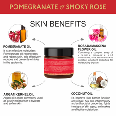 Body Butter Cream - Pomegranate & Smoky Rose