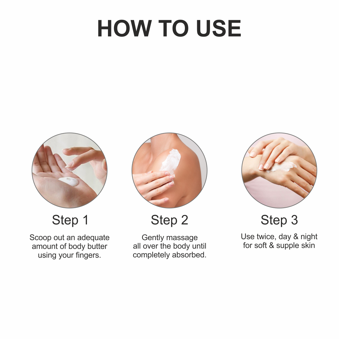 Body Butter Cream - Pomegranate & Smoky Rose