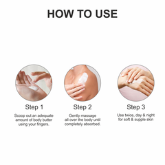 Body Butter Cream - Pomegranate & Smoky Rose