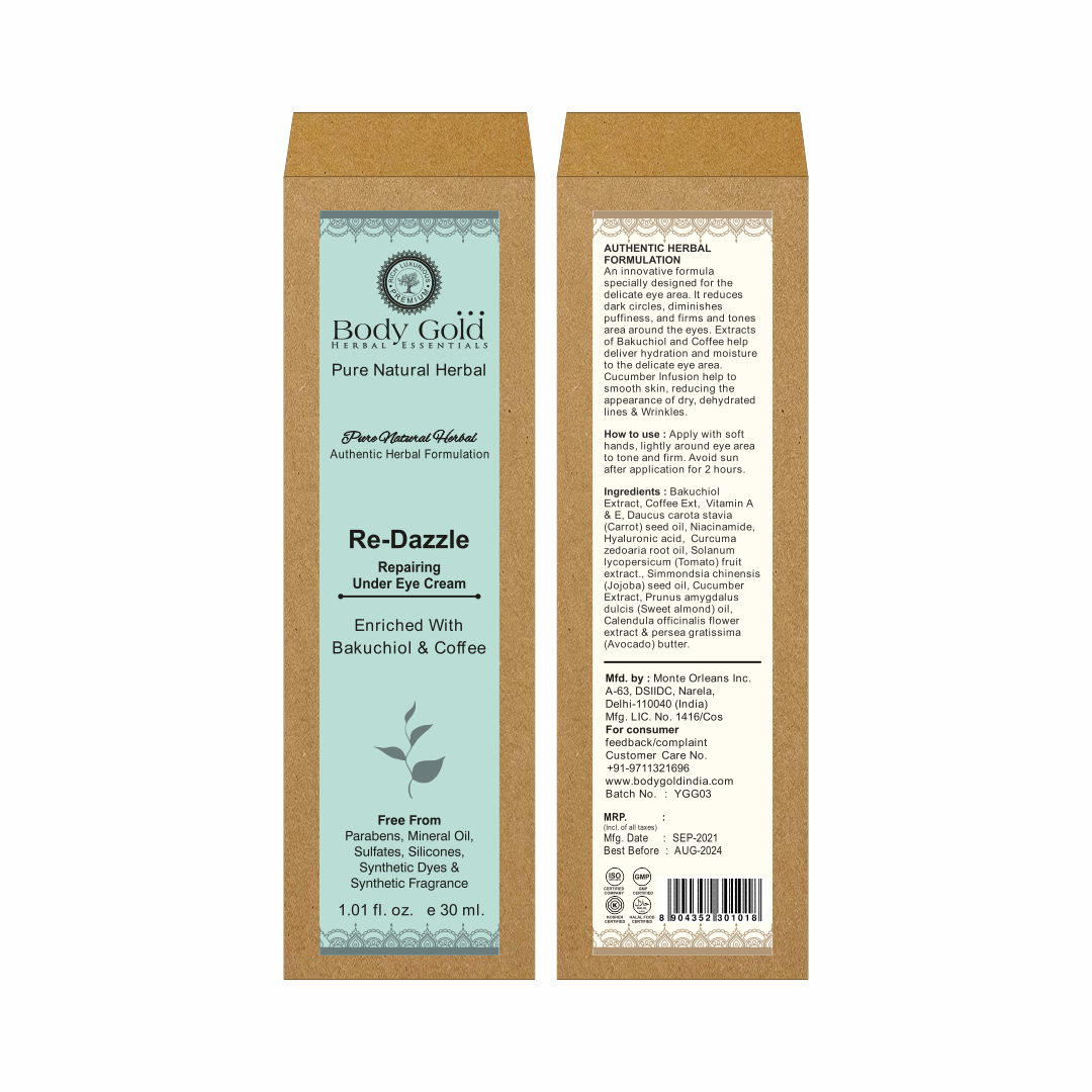 RE-DAZZLE EYE GEL WITH RETINOL HYALURONIC ACID & VITAMIN-E