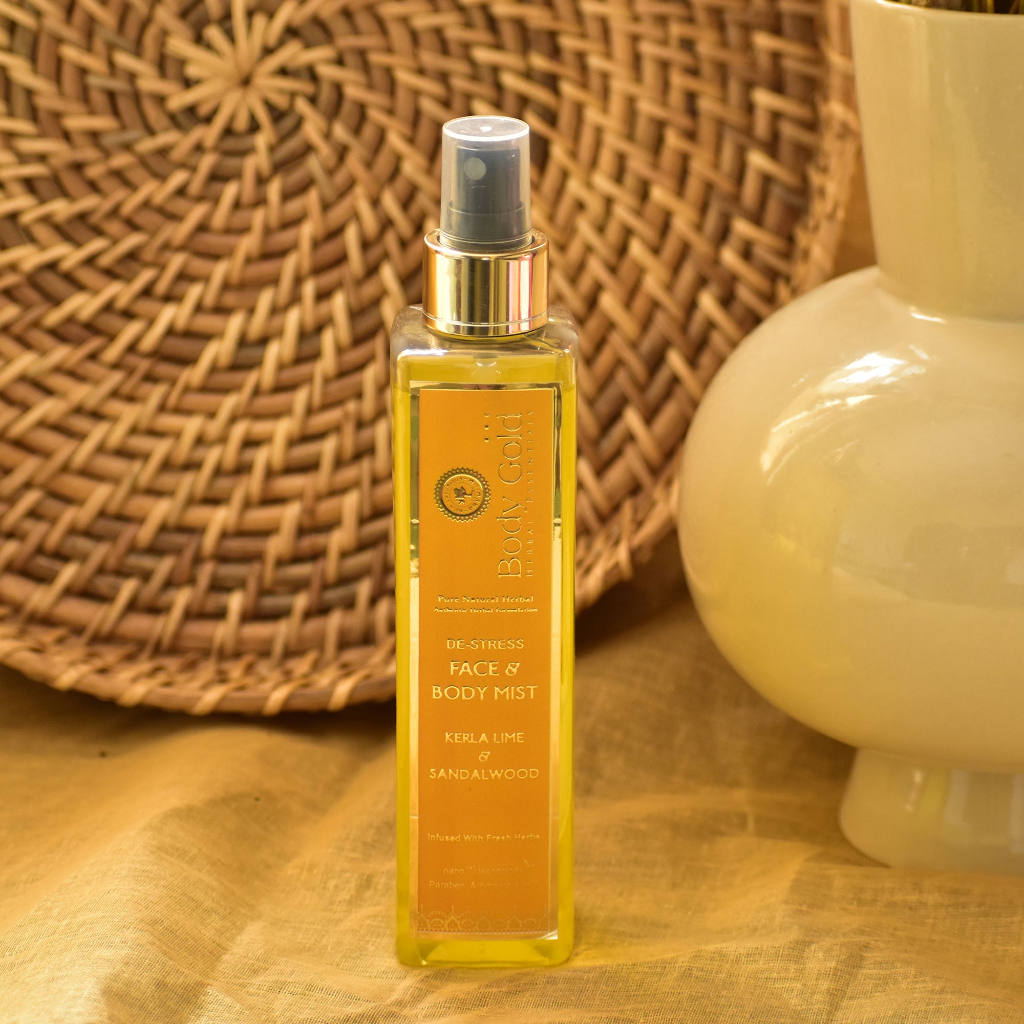 De-Stress Face & Body Mist - Kerala Lime & Sandalwood