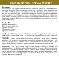 Face Masque - Oudh Neem & Tea Tree