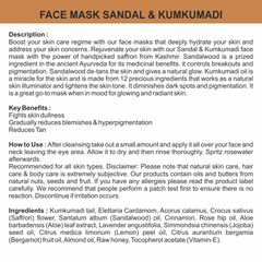 Face Masque - Kumkumadi & Sandalwood
