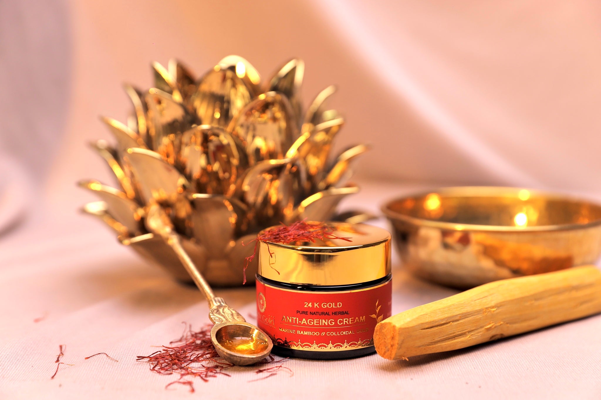 24 K Gold Anti-Aging Creme With Marine Bamboo & Colloidal Gold 50gm